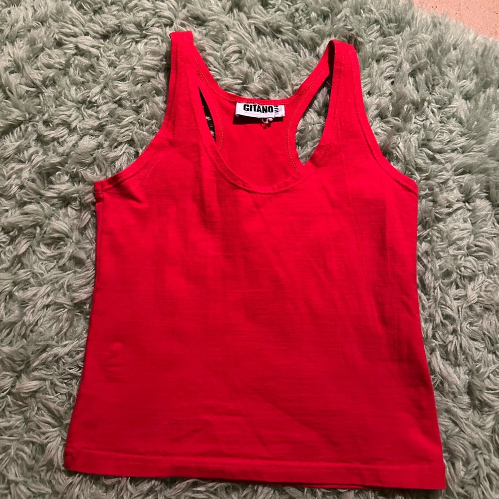 Gitano Bright Red Tank Top for Women